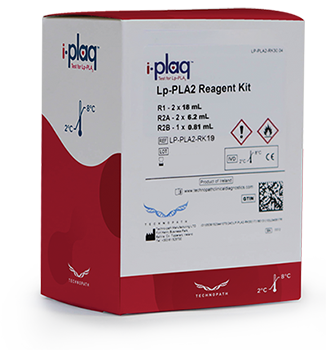 i-plaq Test for LP-PLA2 kit box with with reagent bottles and substrate vial 